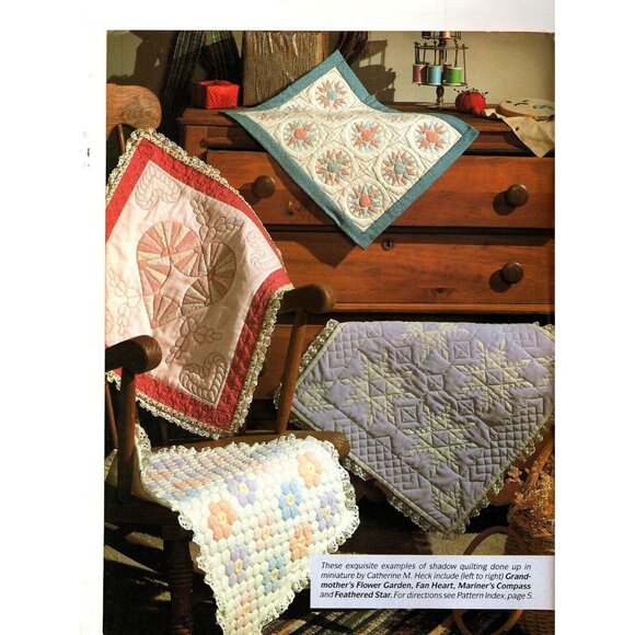 Traditional Quilter Magazine October 1989 Christmas Special Quilt Patterns - Picture 2 of 5